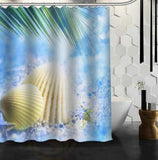 Waterproof Bathroom Beach Spa Shower Curtain