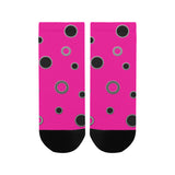 Black Polka Dots Women's Ankle Socks