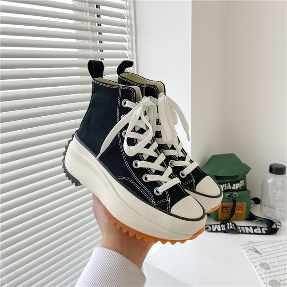 Women Canvas Shoes Trainers High Top Sneakers