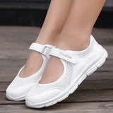 Women Fashion Sneakers Mesh Breathable Trainers Basket No Lace Shoes
