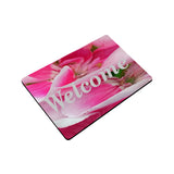 Pretty Pink Flowers Doormat 24"x16"