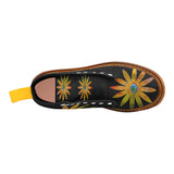 Yellowish Eye Flower Martin Boots For Women Model 1203H