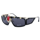 Monique Orenda Unisex Style Punk Big Diamond Goggle UV400 Sunglasses