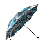 Bluish Smudge Spots Foldable Umbrella