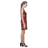 Carmine Roses Medea Vest Dress (Model D06)