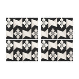Black White Tiles Placemat 12’’ x 18’’ (Four Pieces)