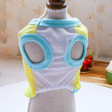 Cartoon Animal Pet Summer Thin Cool Mesh Vest Two-legged T-shirt