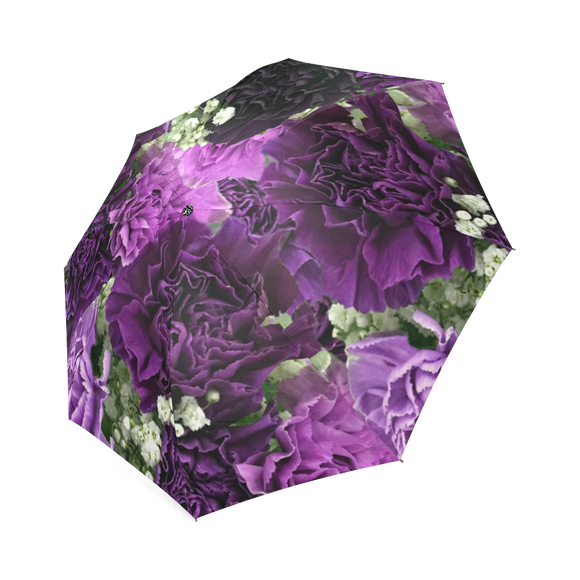 Little Purple Carnations Foldable Umbrella