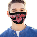 Love Hearts Arrow Mouth Mask
