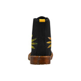 Yellowish Eye Flower Martin Boots For Women Model 1203H