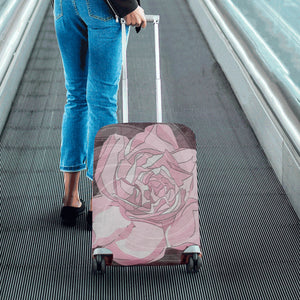 Gardenia Flora Luggage Cover/Small 24'' x 20''