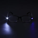 Multi Strength Reading LED Spectacle Diopter Magnify Light up Glasses