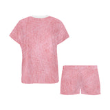 Deep Blush Froly Women's Short Pajama Set (Sets 01)