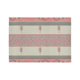 Cheery Coral Pink Area Rug7'x5'