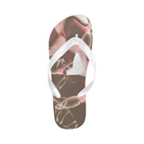 Raspberry Sandal Twist Flip Flops for Men/Women (Model 040)