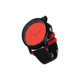 Pomegranate Solid Unisex Silicone Strap Plastic Watch (Model 316)