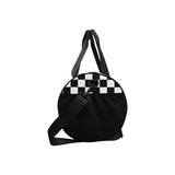 Black White Checkered Duffle Bag (Model 1679)