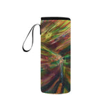 Abstract Colorful Glass Neoprene Water Bottle Pouch/Small