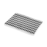 Black White Houndstooth Pet Bed 42"x26"