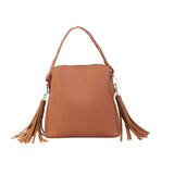 Brand Tassel Shoulder Bags Handbags Women Scrub Crossbody New Bucket Sac