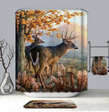 Bathroom Decor 3D Print Customized Animal Beast Waterproof Shower Curtains