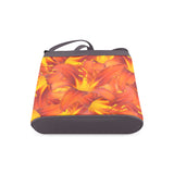 Orange Daylilies Crossbody Bags (Model 1613)