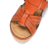 Women's Open Toe Super Soft Premium Low Heels Walking Sandals Cushion
