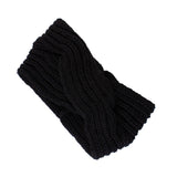 1pc Women Cross Twist Warm Wool Hair Band Accessories Handmade Crochet Knitted Headwrap