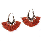 Women Fringe Vintage Boho Ethnic Tassel Drop Dangle Hanging Earrings