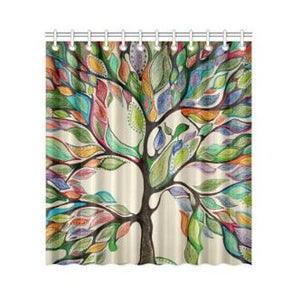 Tree Pattern Bathroom Shower Curtains