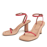 Women's Style Thick Heel High Open Finger Sandals