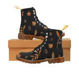 Leaves Pine Cones Martin Boots For Women Model 1203H