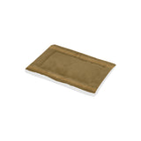 Raw Umber Leaves Pet Bed 22"x13"