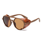 Unisex Sunglasses Brand Design Round Shades Vintage Punk UV400 Eyewear
