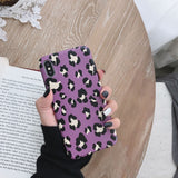 Colorful Leopard Print iPhone XS Max XR X 6 6s 7 8 plus Back Cover Luxury Soft Cases Capa