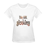 This Girl is Glowing Classic Women's T-Shirt（Made in USA）
