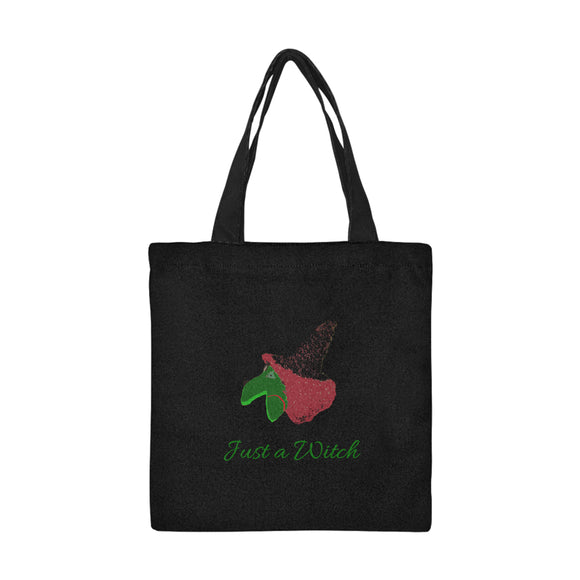 Just a Witch Canvas Tote Bag Small (Model 1700)