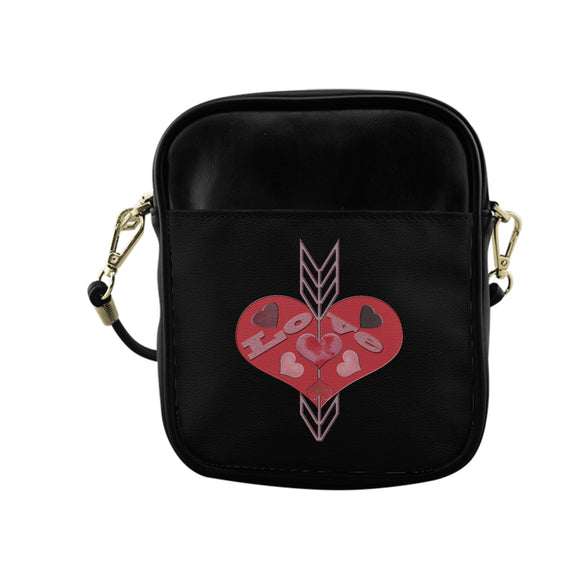 Assorted Love Hearts Sling Bag (Model 1627)