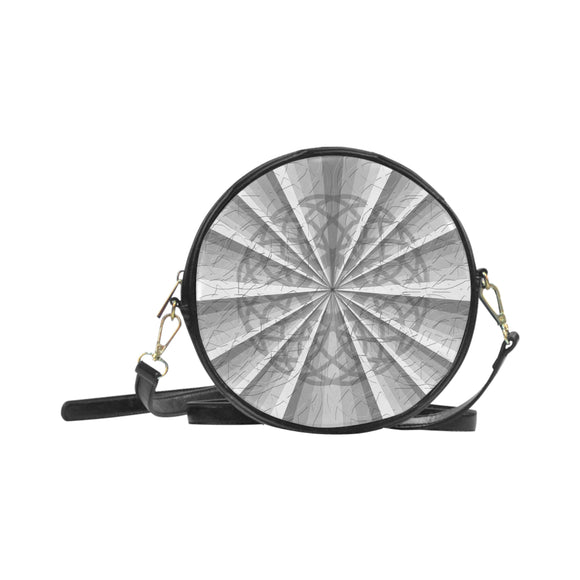 Gray Scale Perspectives Round Sling Bag Model 1647