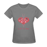 Arrow Through Love Hearts Classic Women's T-Shirt（Made in USA）