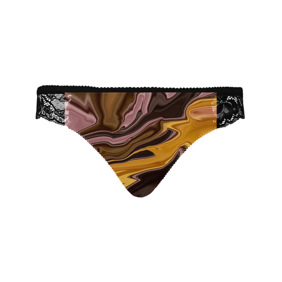 Seal Gold Coal Women's Lace Panty (Front Printing Only)
