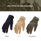 Men's Military Sport Full Finger Tactical Wear-resistant Riding Gloves