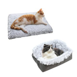 Pet Bed Mat Net Red Litter Plush Two-in-one House Sleeping