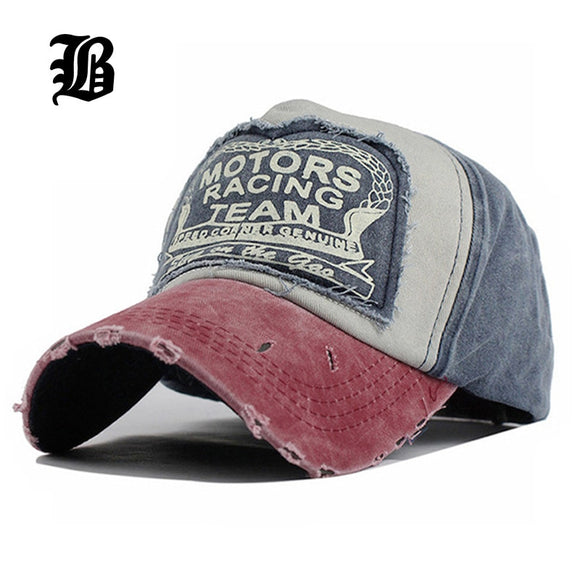 [FLB] Unisex Cotton Baseball Snapback Hip Hop Fitted Cap Hat Grinding Multicolor