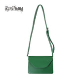 RanHuang Women Pu Leather Shoulder Brief Flap Messenger Crossbody Bags