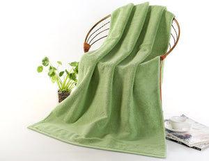 Egyptian Cotton Terry Bath Towels Thick Luxury Solid Color