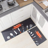 Kitchen Set Wear-Resistant Non-Slip Floor Door Mat Oil-Absorbing Anti-Fouling
