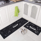 Kitchen Set Wear-Resistant Non-Slip Floor Door Mat Oil-Absorbing Anti-Fouling