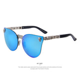 Women Gothic Eyewear Skull Frame Metal Sunglasses