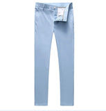 MOGU Men's Clothing Suit Trousers Pure Color Slim Fit Pants High Quality